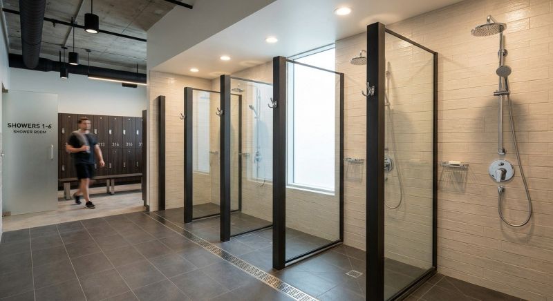 Senior Shower Installation detail